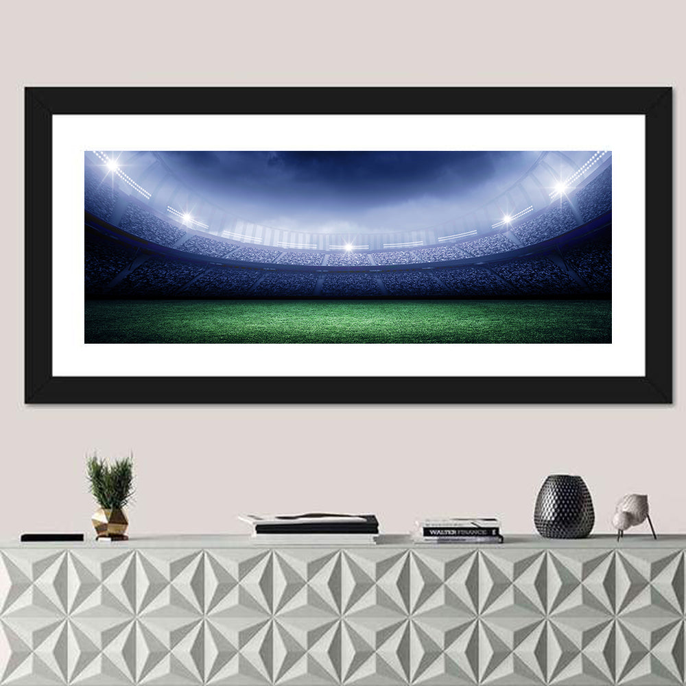 Illuminated Soccer Stadium Wall Art