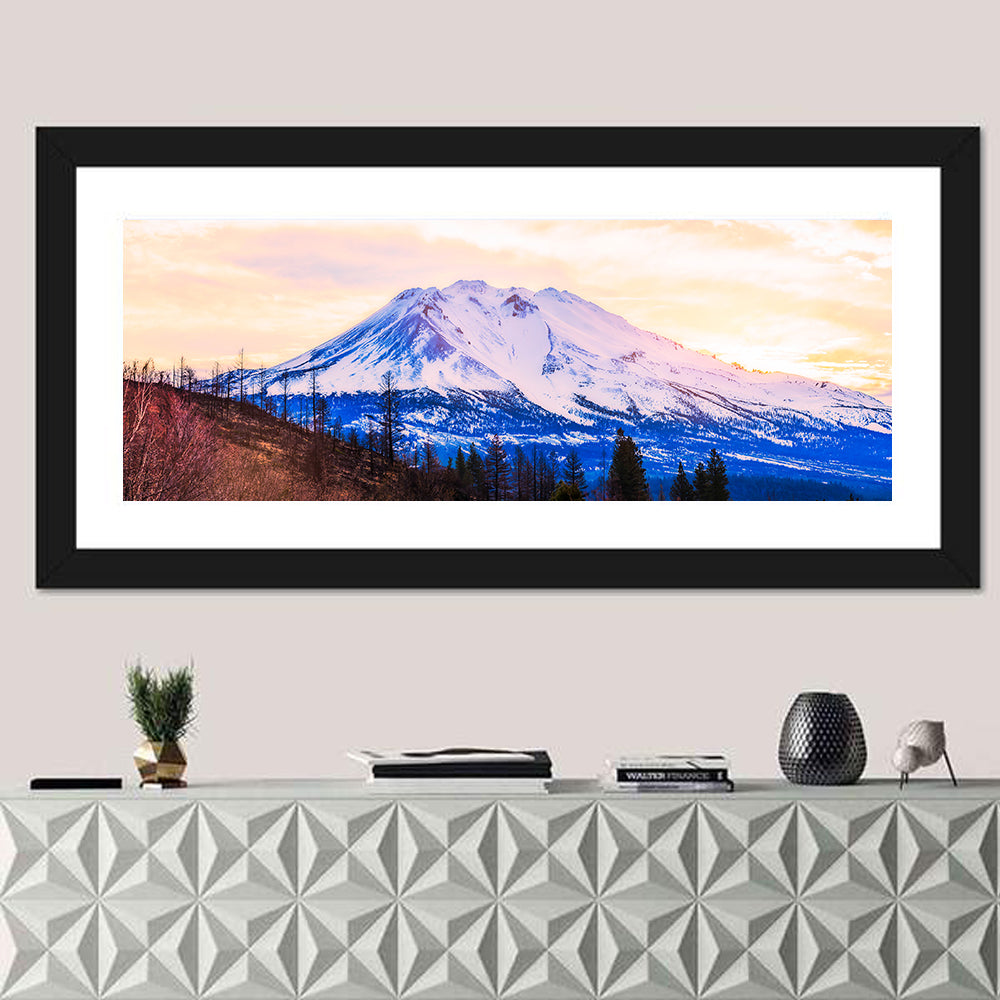 Sunset Over Mount Shesta Wall Art
