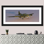 US Four-engine Propeller Bomber Wall Art