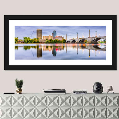 Massachusetts Downtown Skyline Wall Art