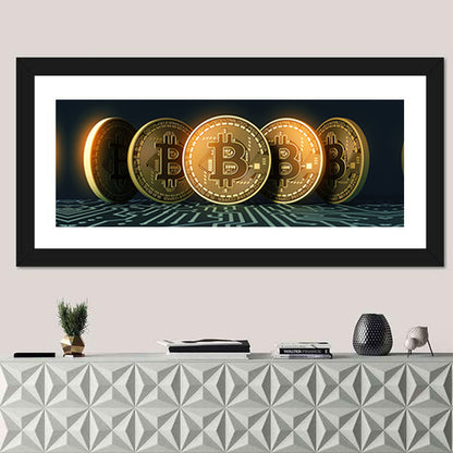 Virtual Bitcoins Wall Art