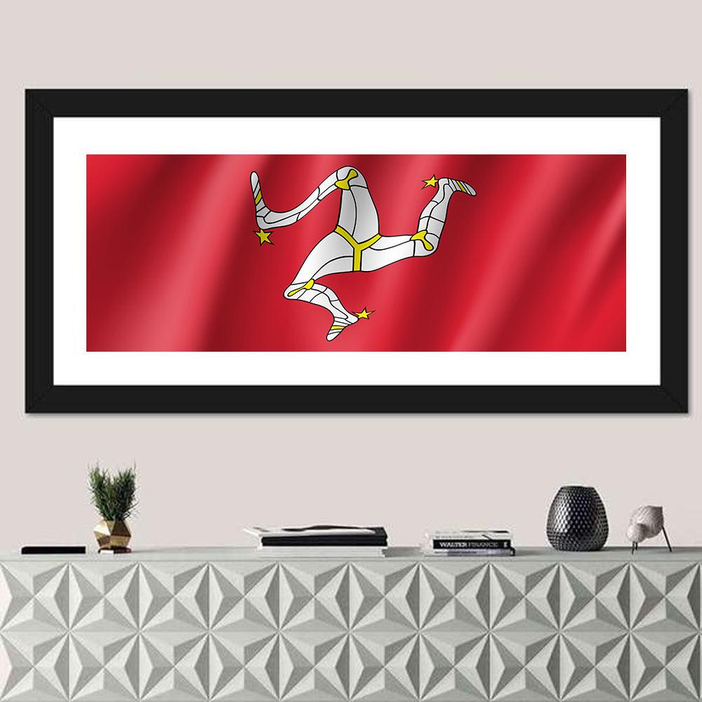 Isle of Man Flag Emblem Wall Art