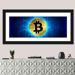 Bitcoin Digital Currency Wall Art