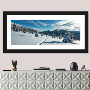 Snowy Carpathian Mountains Ukraine Wall Art