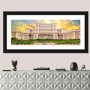 Palace Of Parliament In Bucharest Wall Art