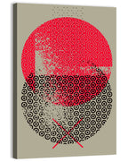 Stacked Circles Abstract Wall Art