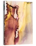 Burgundy Alcohol Ink Composition Wall Art