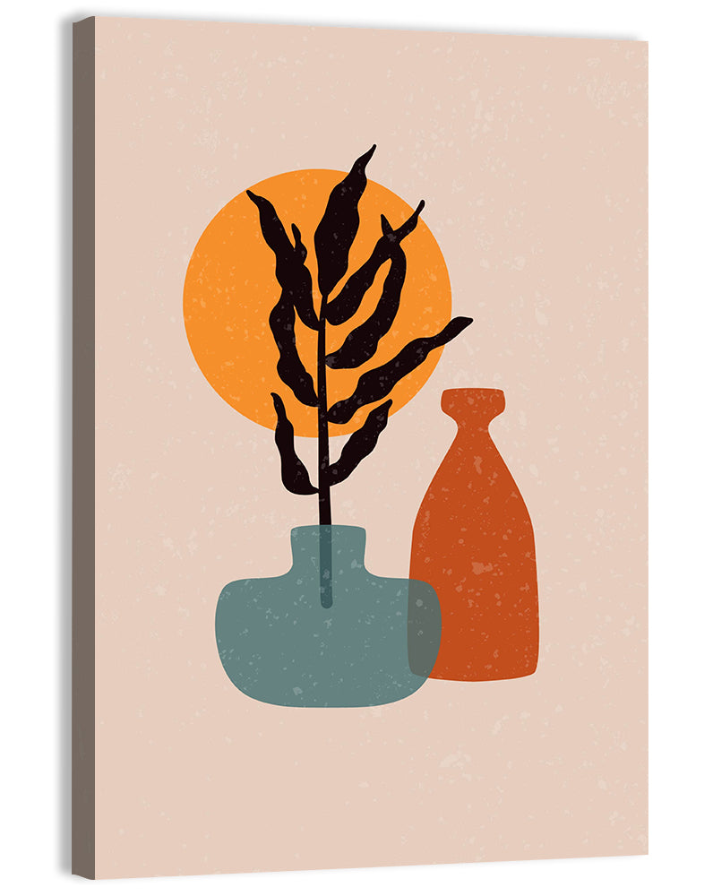 Floral Vase Minimal Wall Art