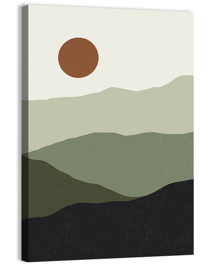 Minimalist Mountain Abstract Wall Art