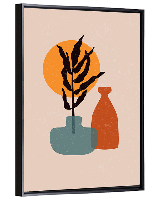 Floral Vase Minimal Wall Art