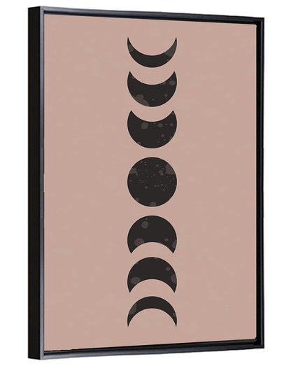 Moon Phases Minimalist Wall Art