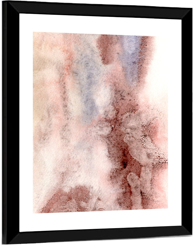 Pastel Ink Wash Illustration Wall Art