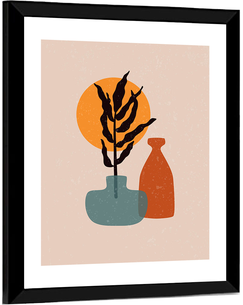 Floral Vase Minimal Wall Art