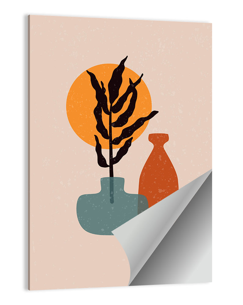 Floral Vase Minimal Wall Art