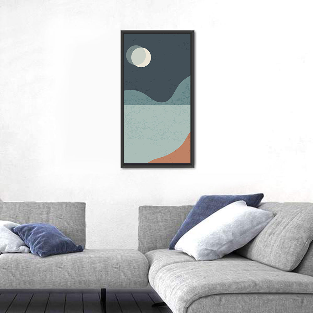 Mountain Lake Minimalist Wall Art