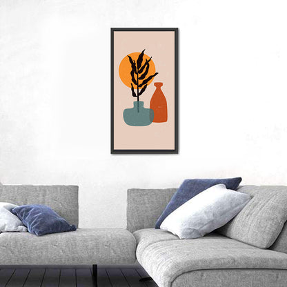 Floral Vase Minimal Wall Art