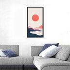 Boho Mountain Dawn Wall Art