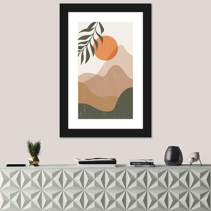 Sunset Boho Minimalist Wall Art
