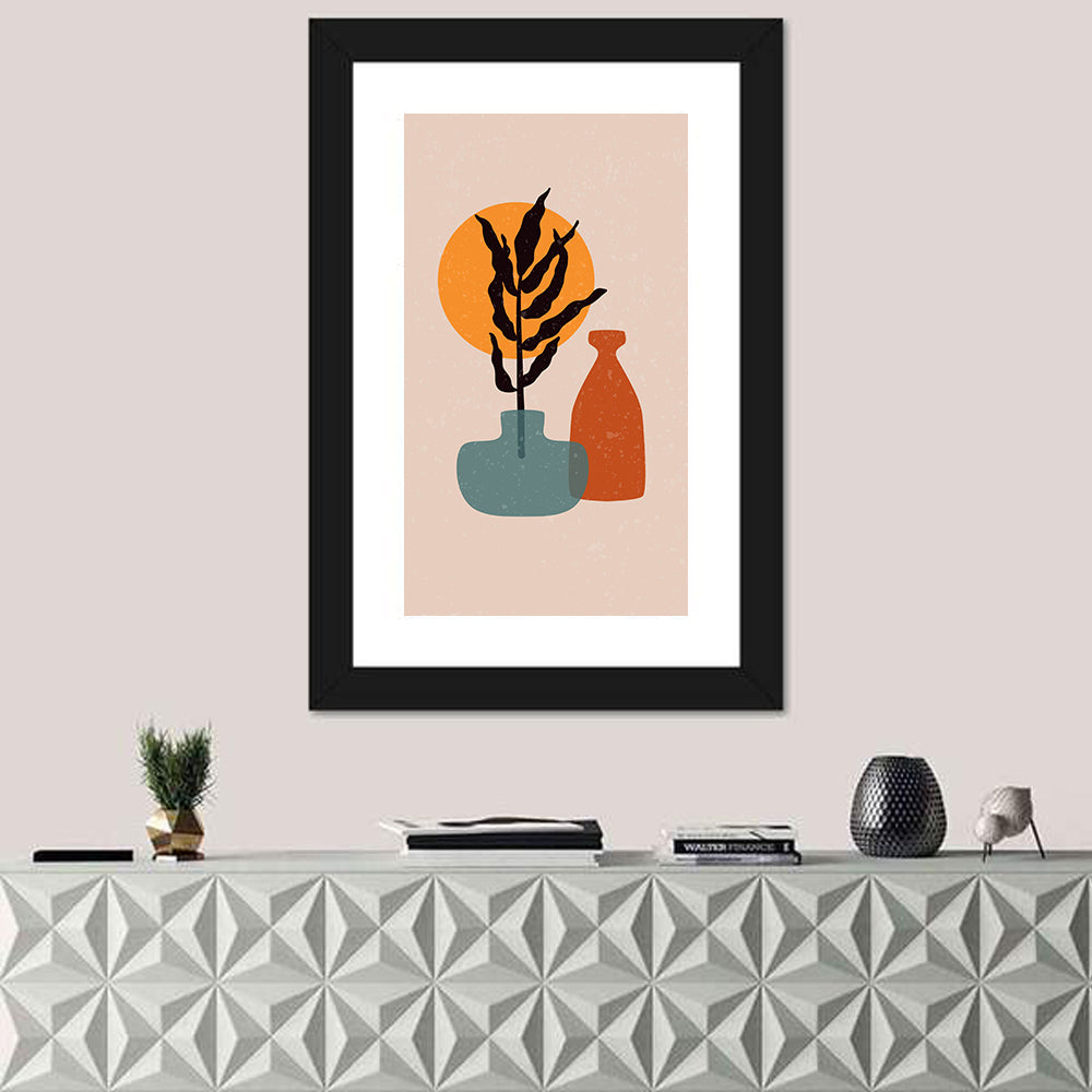 Floral Vase Minimal Wall Art