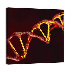 DNA Code Structure Wall Art