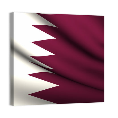 Flag Of Qatar Wall Art