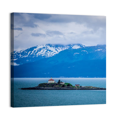 Mud Bay Alaska Mountain Wall Art