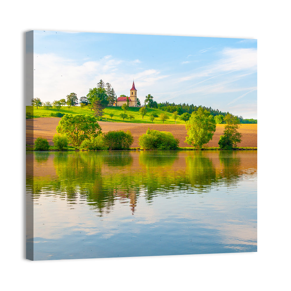 St Peter & Pauls Church In Czech Wall Art