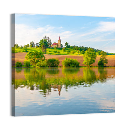 St Peter & Pauls Church In Czech Wall Art