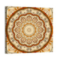 Antique Golden Clock Mandala Wall Art
