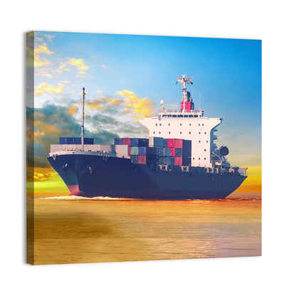 International Cargo Ship Wall Art