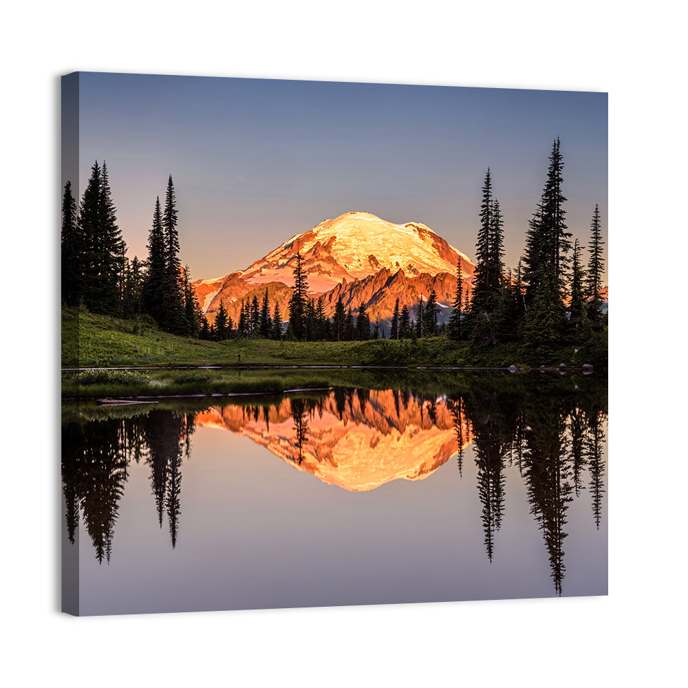 Mount Rainier at Tipsoo Lake Wall Art