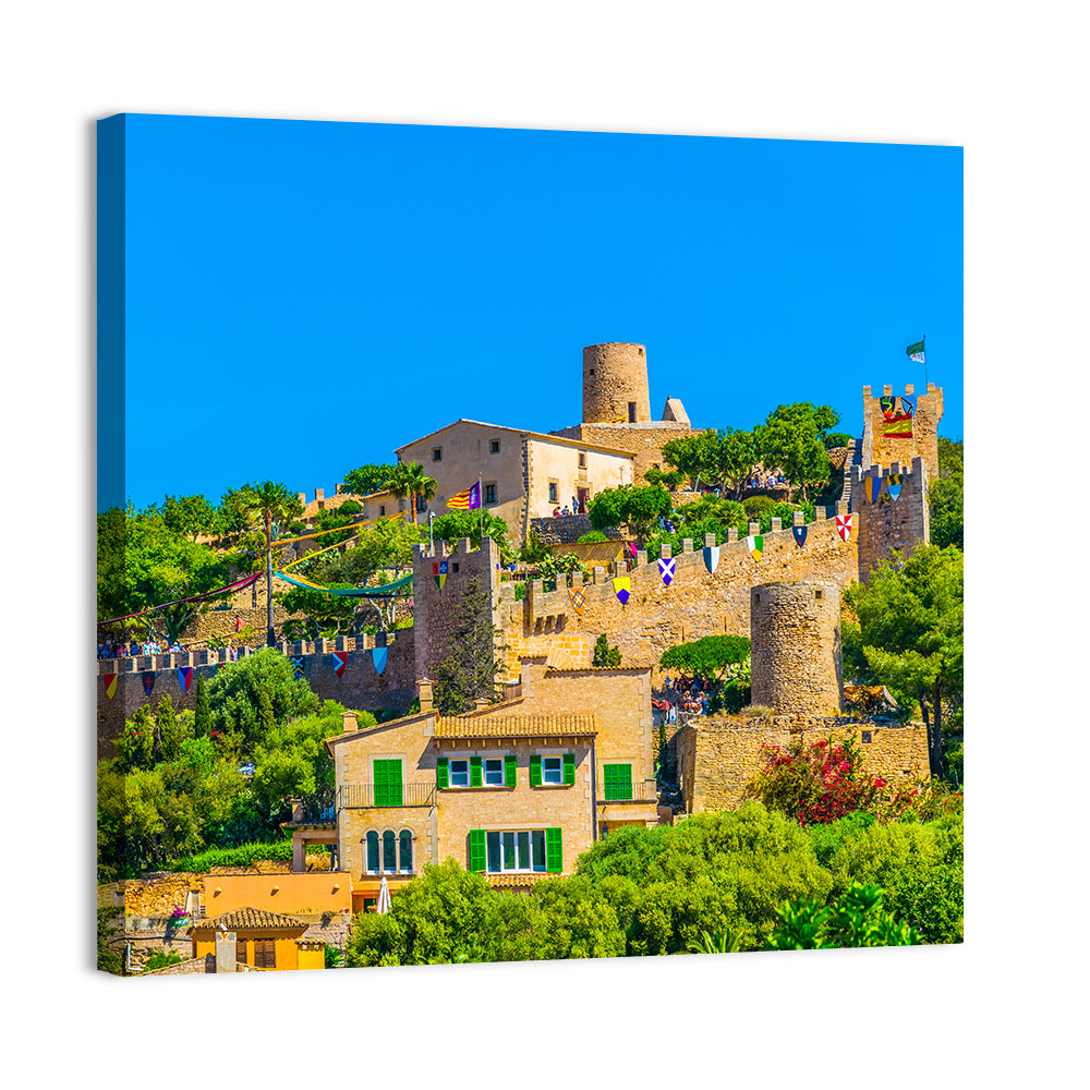 Capdepera Castle Hilltop View Wall Art