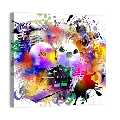 Glamour Music Artwork Wall Art