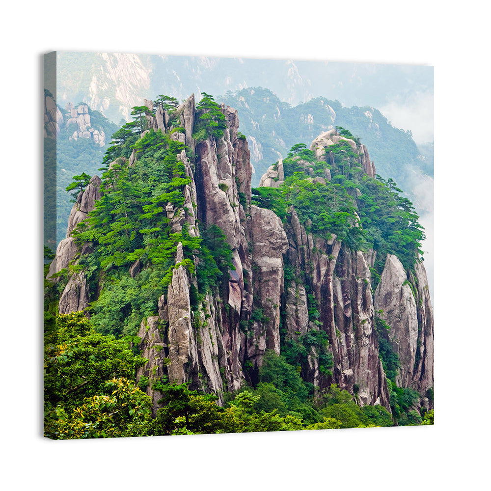 Mountains Huangshan In China Wall Art