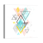 Scandinavian Diamond Geometry Wall Art