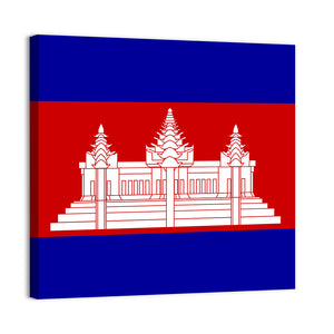 Flag Of Cambodia Wall Art