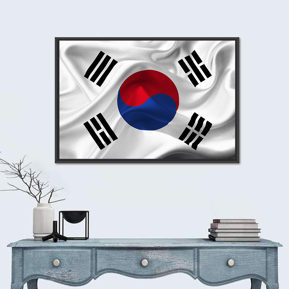 South Korea Taeguk Flag Wall Art