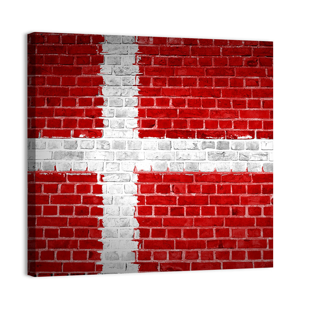 Denmark Flag Wall Art