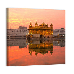 Golden Temple In Amritsar Wall Art