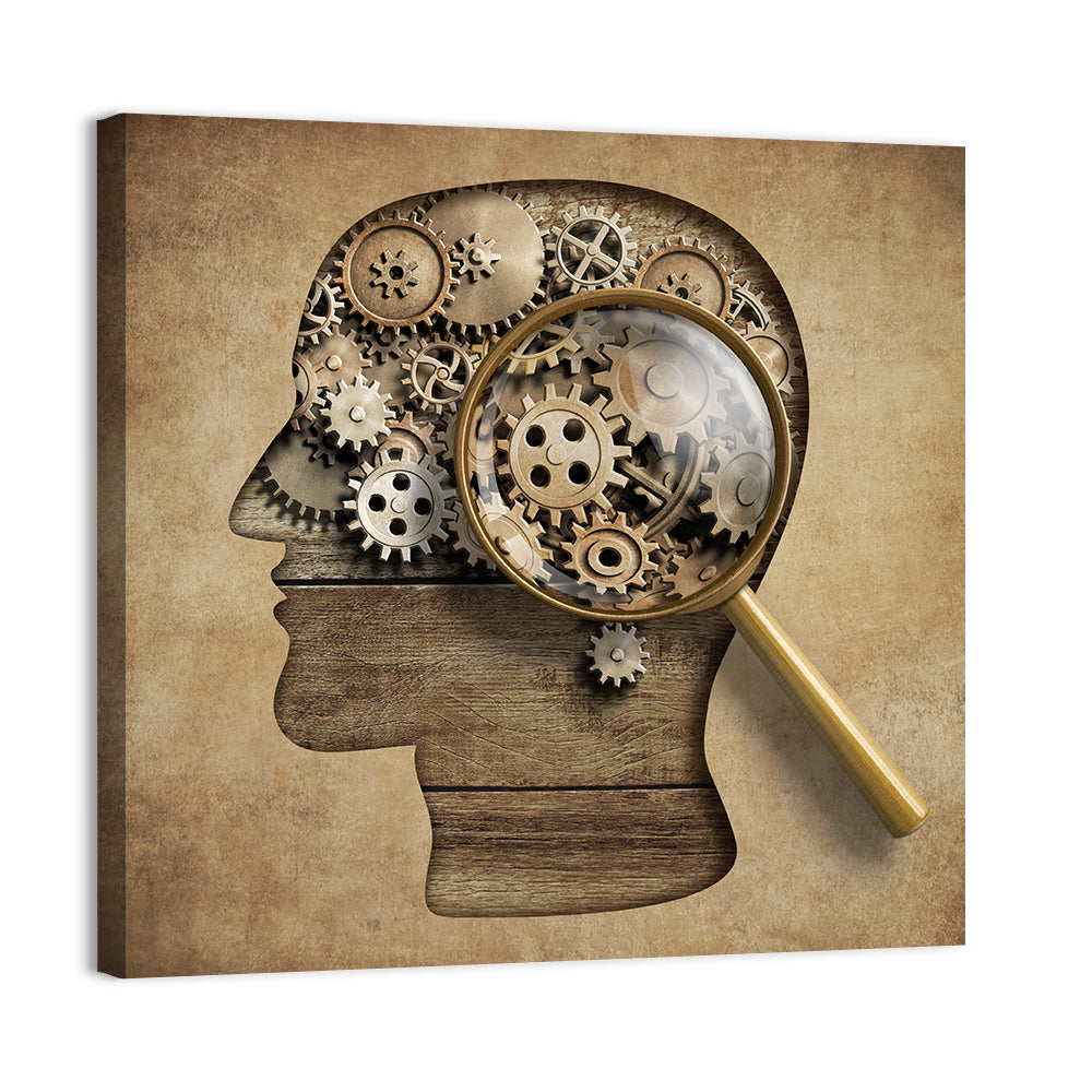Mechanical Mind Concept Illustration Wall Art