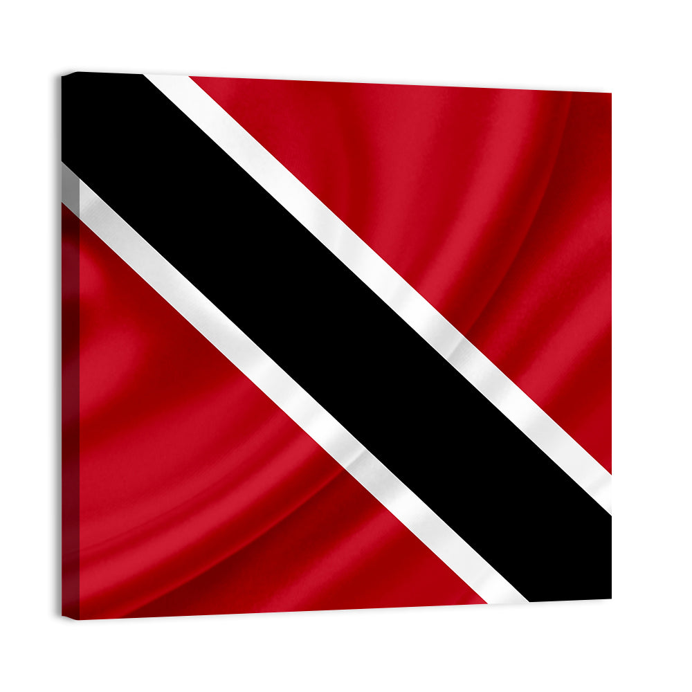 Trinidad and Tobago Flag, Diagonal Stripe Wall Art