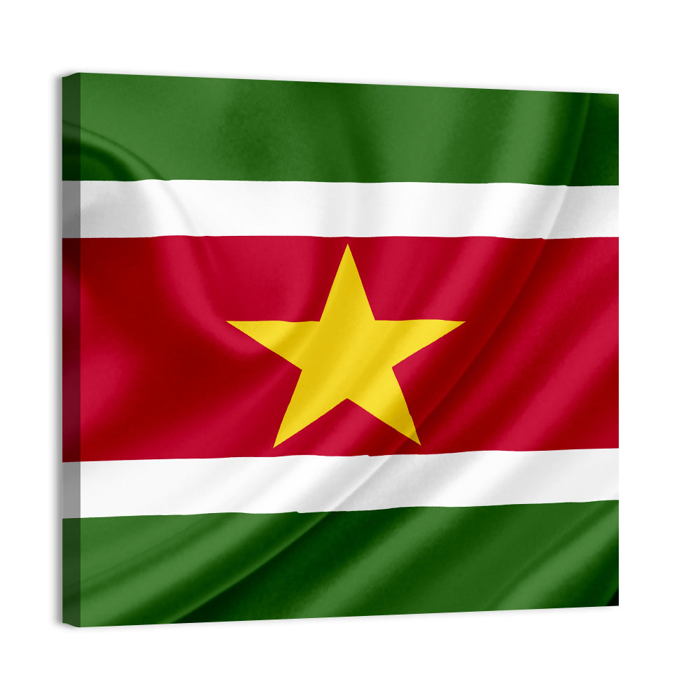 Suriname National Flag Wall Art