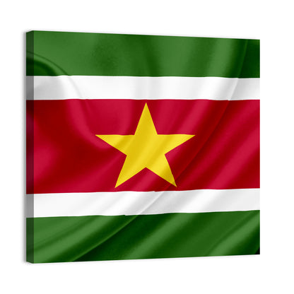 Flag Of Suriname Wall Art