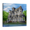 Lakeside Victorian House Wall Art