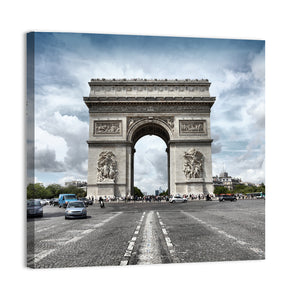 Famous Triumphal Arch Paris Wall Art