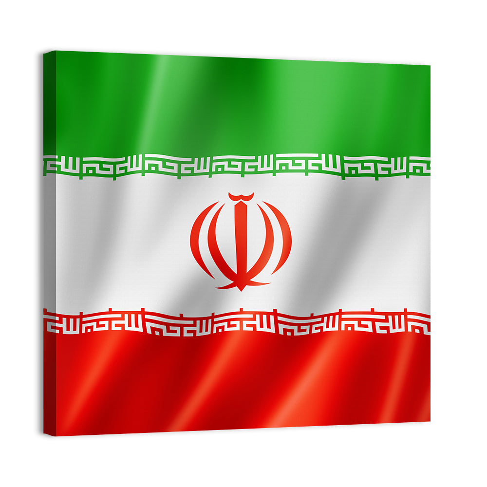 Iran National Flag Wall Art
