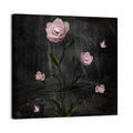Surreal Pink Roses with Eyes Wall Art