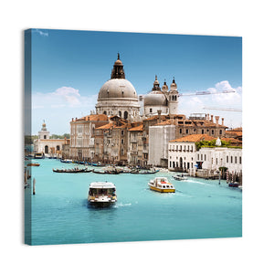 Grand Canal & Basilica Santa Maria Della Salute Wall Art