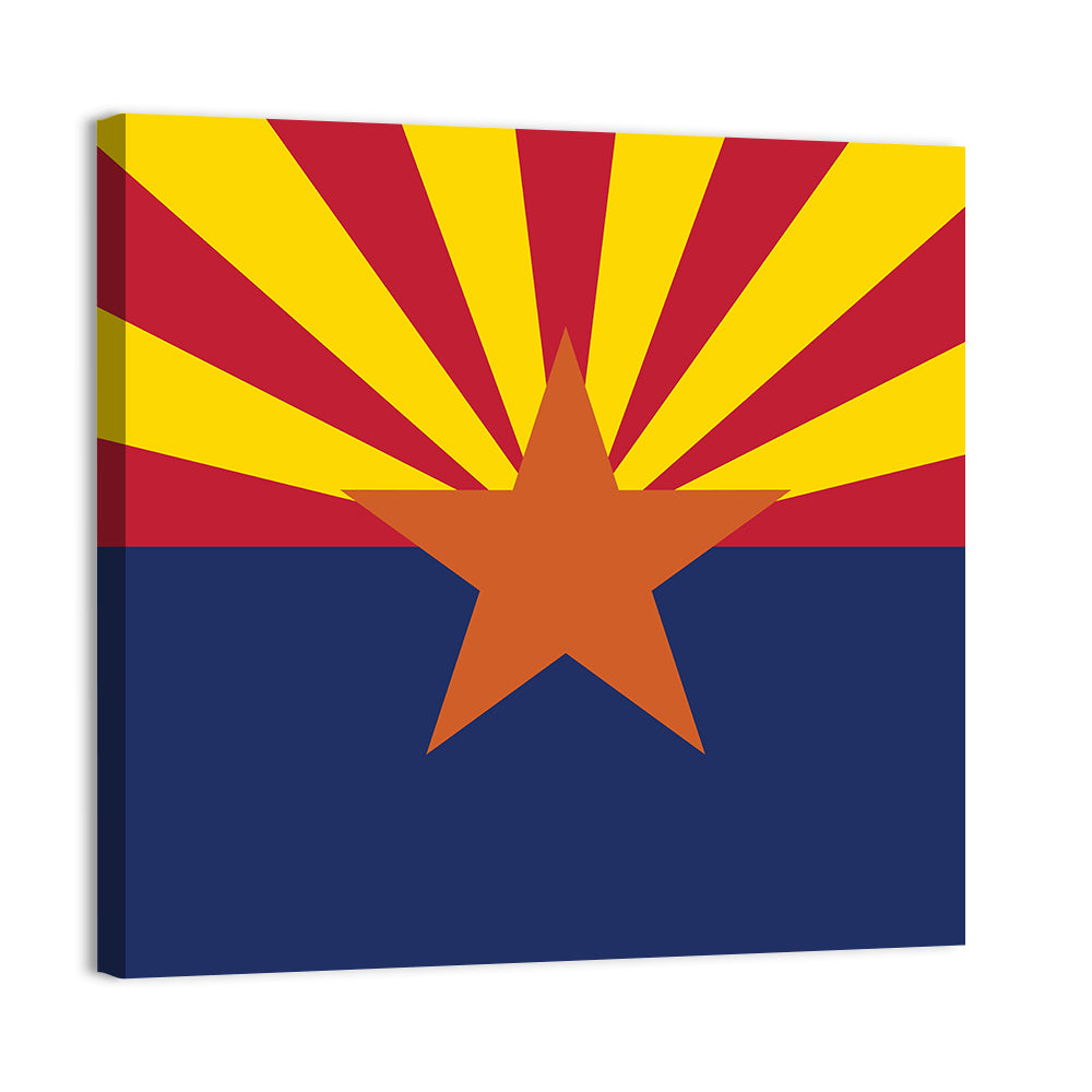 Arizona State Flag Graphic Wall Art