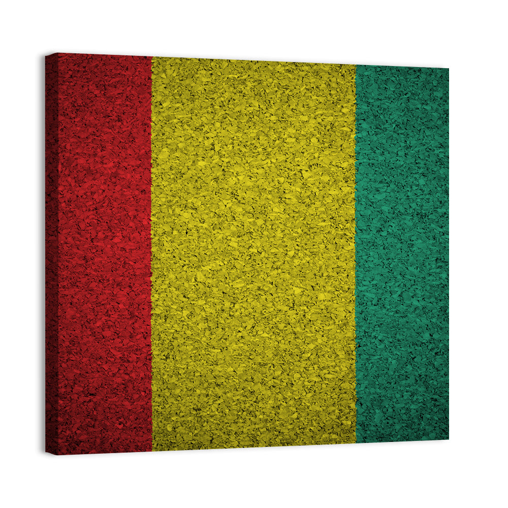 The Guinean Flag Wall Art